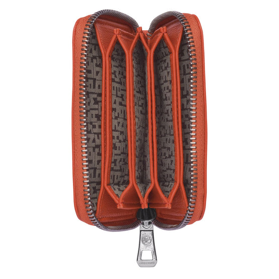 Le Pliage Cuir Card Holder - Rust