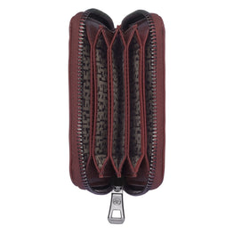 Le Pliage Cuir Card Holder - Brandy