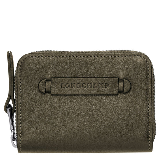 Longchamp 3D Card Holder - Khaki