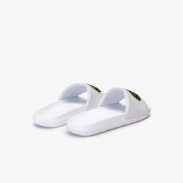 Lacoste Croco Slide 319 4 Us Cma Sandals - White/Green