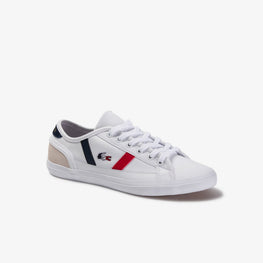 Lacoste Sideline Tri 1 Cfa Sneakers - White/Navy/Red