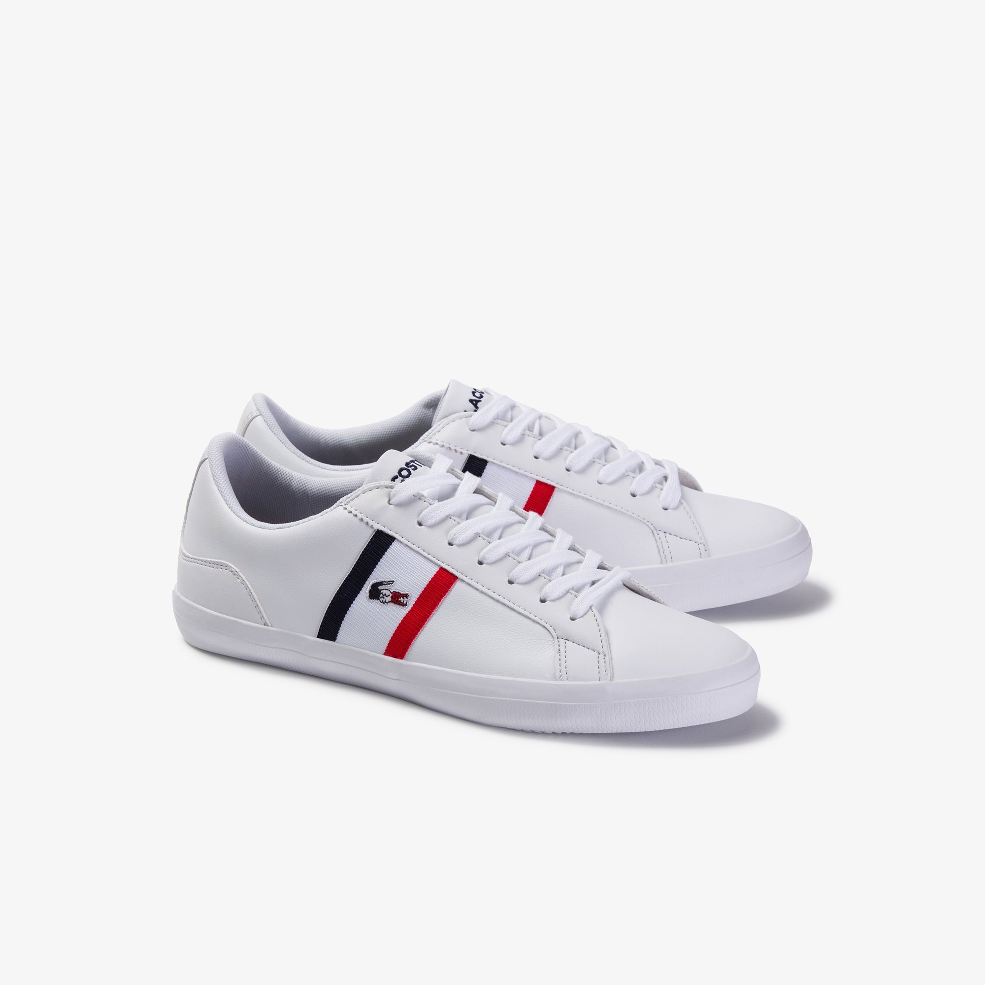 Lacoste Lerond Tri1 Cma Sneakers - White/Navy/Red