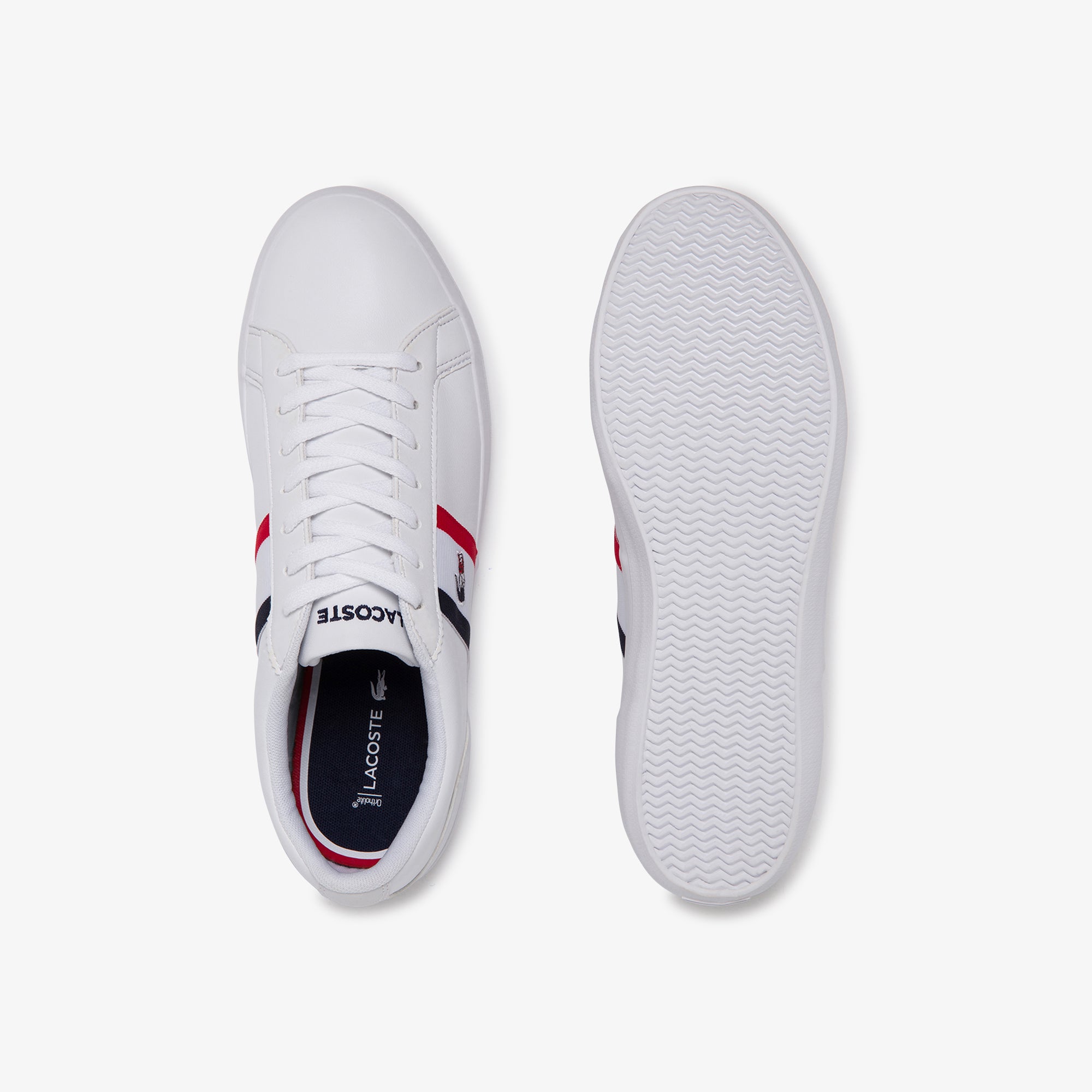 Lacoste Lerond Tri1 Cma Sneakers - White/Navy/Red