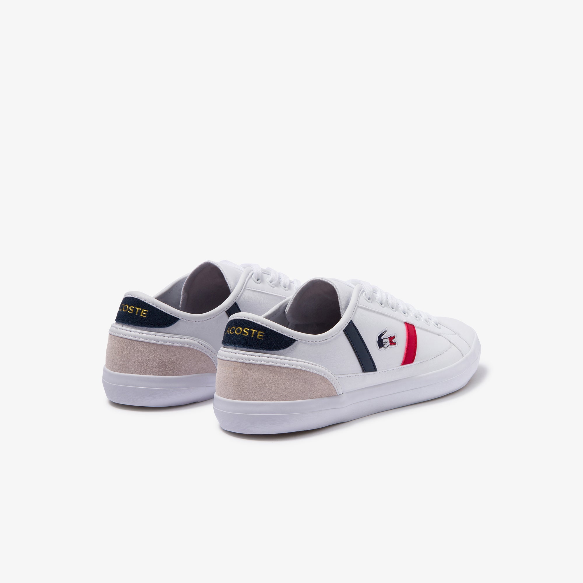 Lacoste Sideline Tri1 Cma Sneakers - White/Navy/Red