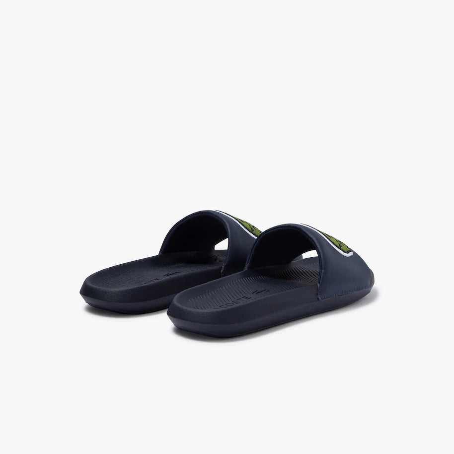 Lacoste Croco Slide 120 2 Us Cma Sandals - White/Carnation