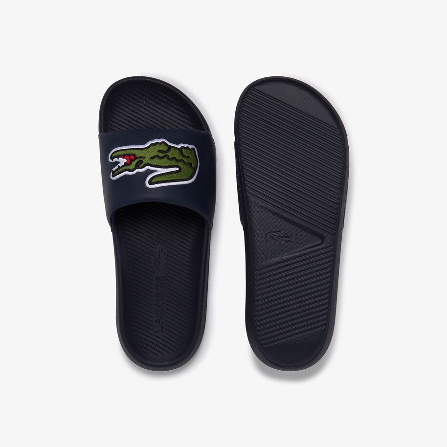 Lacoste Croco Slide 120 2 Us Cma Sandals - White/Carnation