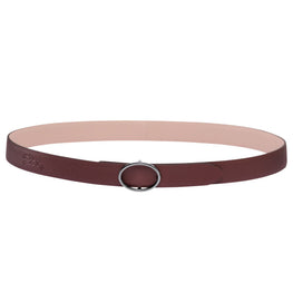 Le Pliage Cuir Ladies' Belt - Brandy/Powder