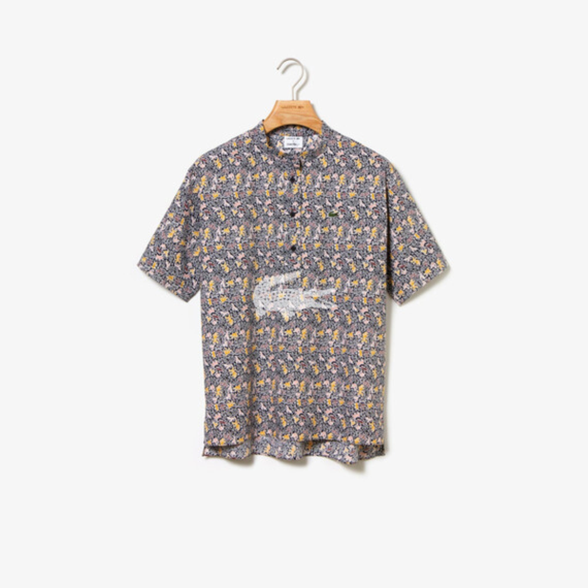 Lacoste Lacoste Long Sleeve Shirt -  Navy Blue/Multico