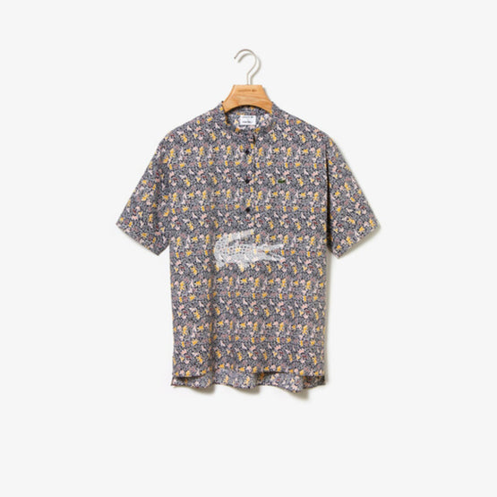 Lacoste Lacoste Long Sleeve Shirt -  Navy Blue/Multico