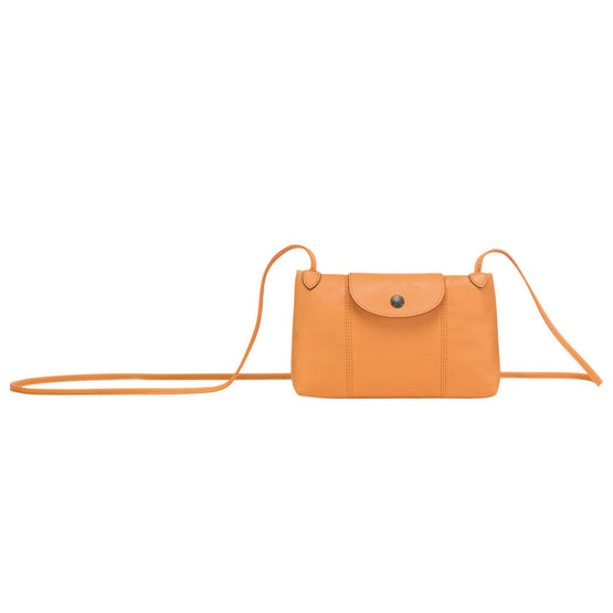 Le Pliage Cuir Cross Body Bag - Melon