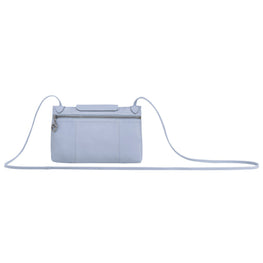 Le Pliage Cuir Cross Body Bag - Cloud Blue