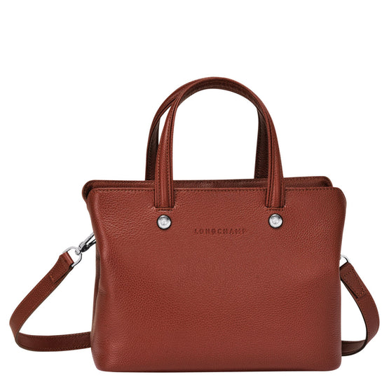 Le Foulonné Top Handle Bag - Chestnut