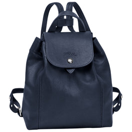Le Pliage Cuir Backpack - Navy