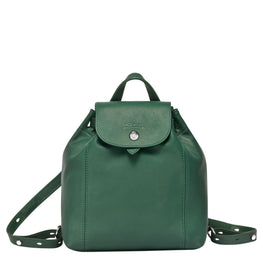 Le Pliage Cuir Backpack - Emerald Green