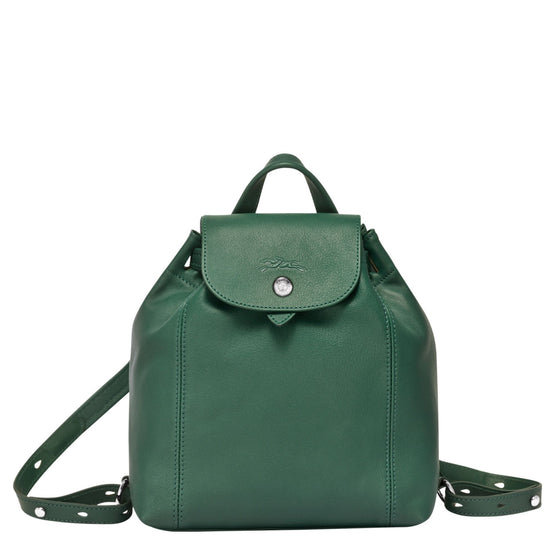 Le Pliage Cuir Backpack - Emerald Green