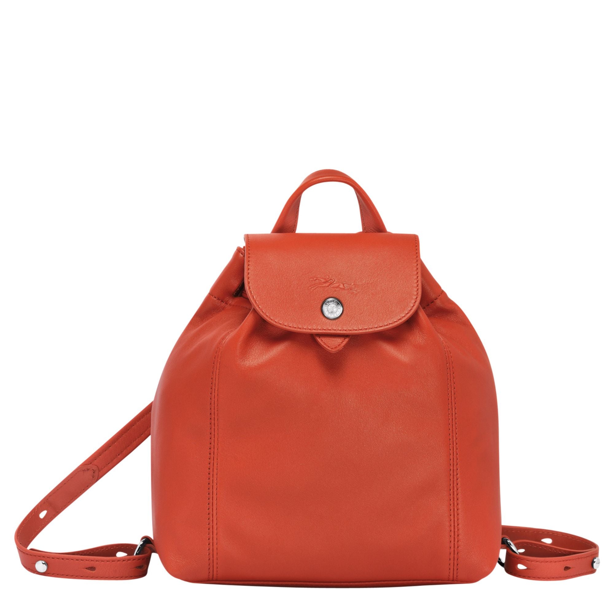 Le Pliage Cuir Backpack - Saffron