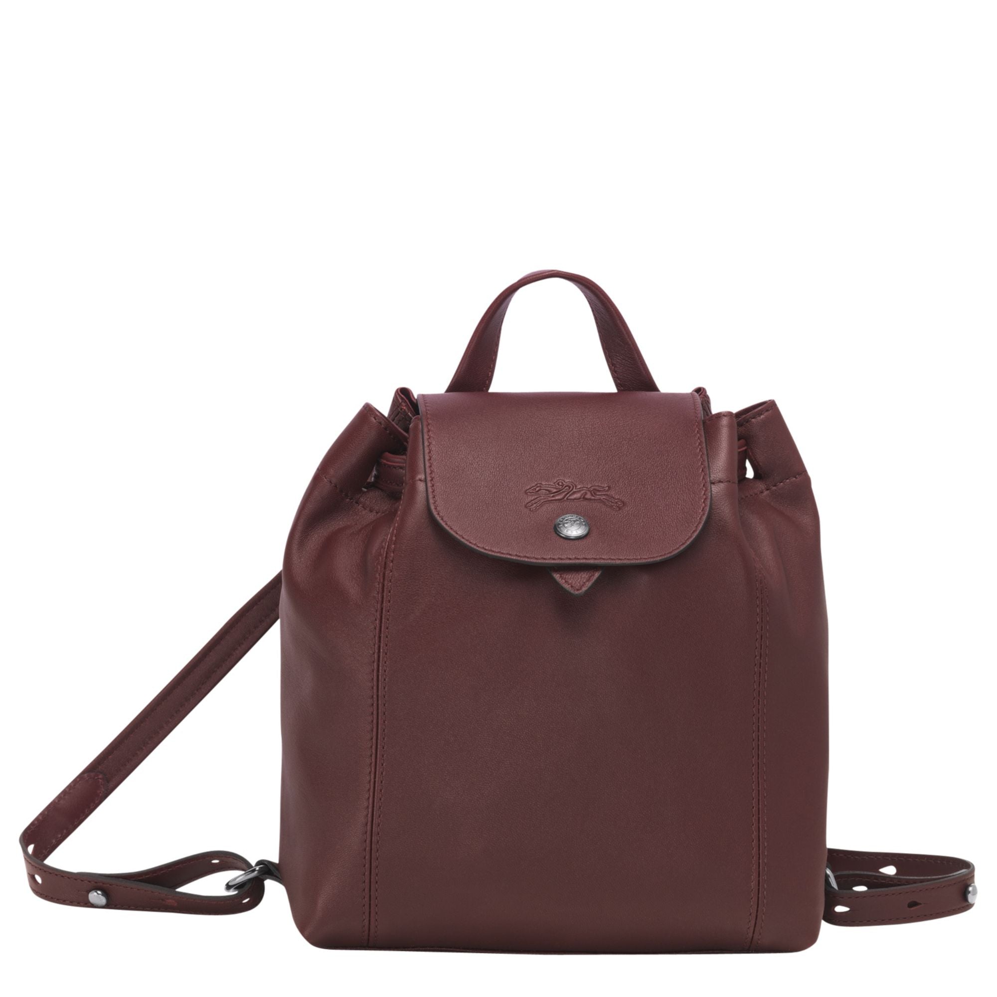 Le Pliage Cuir Backpack - Brandy