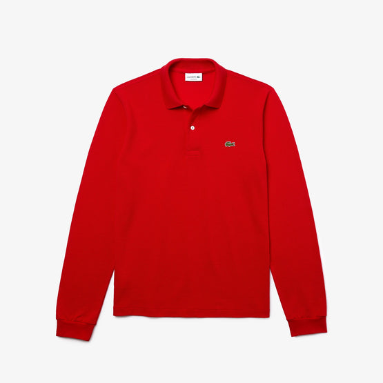 Lacoste Lacoste Men'S Long-Sleeve Classic Fit L.13.12 Polo - Red