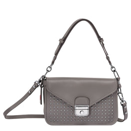 Mademoiselle Longchamp Rock Cross Body Bag - Cement