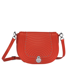 Cavalcade Matelassé Cross Body Bag - Poppy