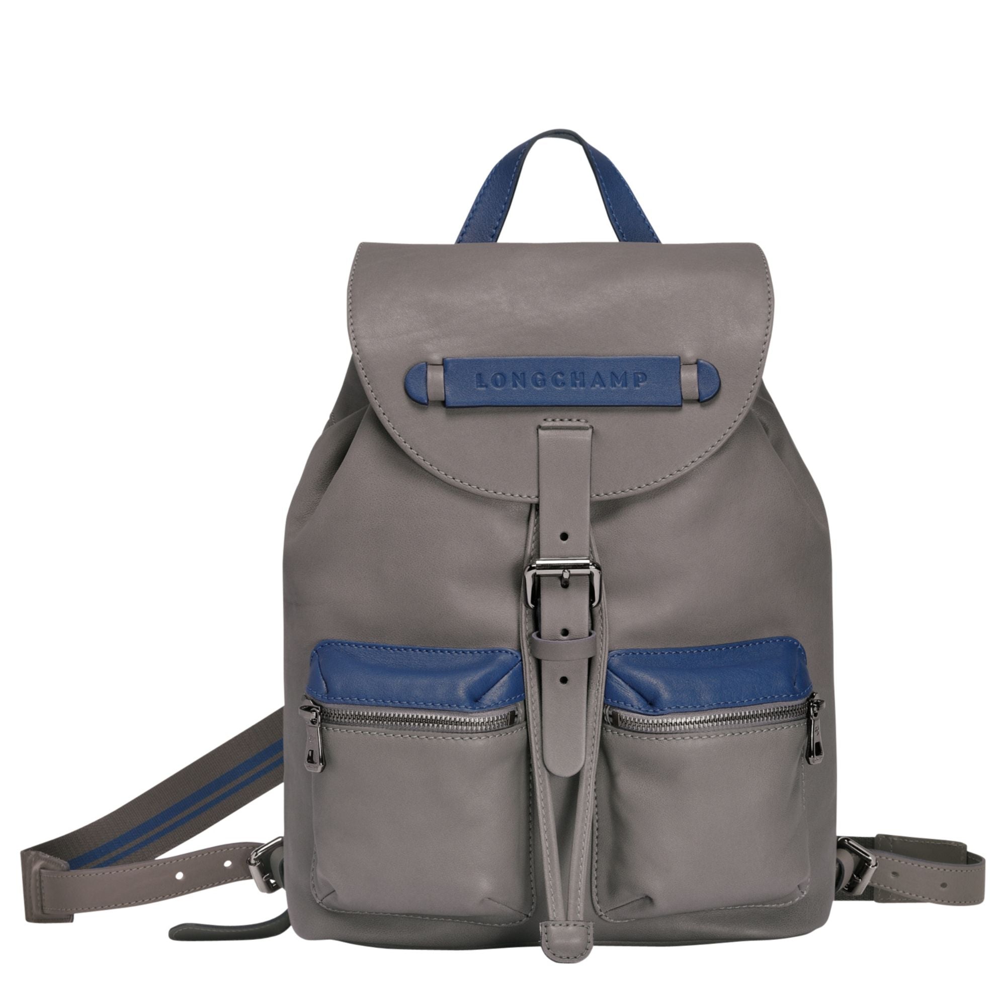 Longchamp 3D Bicolore Backpack - Grey/Blue