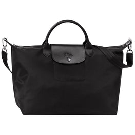 Le Pliage Néo Top Handle Bag - Black
