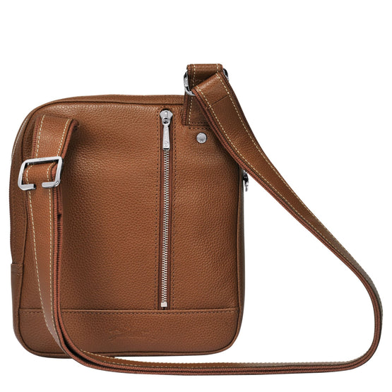 Le Foulonné Cross Body Bag - Cognac