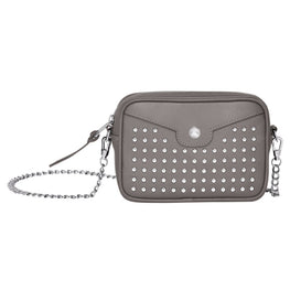 Mademoiselle Longchamp Rock Cross Body Bag - Cement