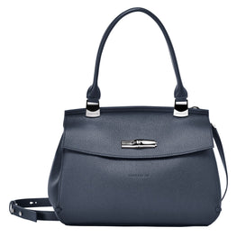 Longchamp Madeleine Top Handle Bag - Navy