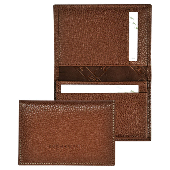 Le Foulonné Card Holder - Cognac
