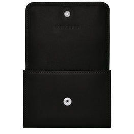 Le Pliage Cuir 737 Multicolore Card Holder - Black