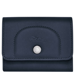 Le Pliage Cuir 737 Multicolore Card Holder - Navy