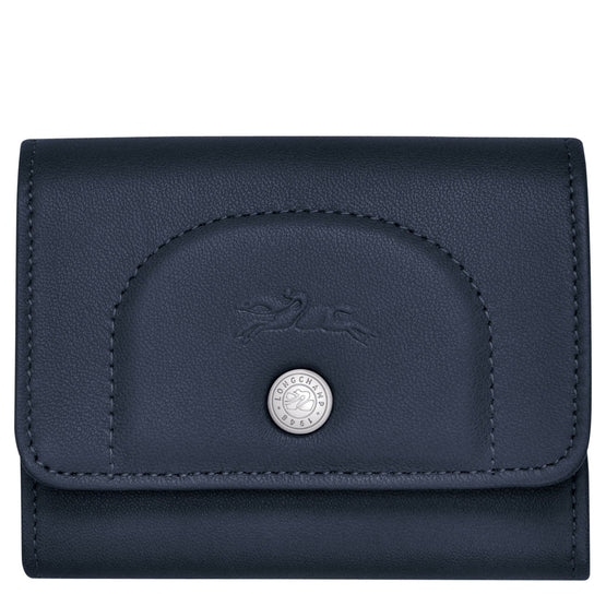 Le Pliage Cuir 737 Multicolore Card Holder - Navy