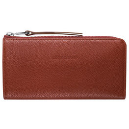Le Foulonné Zip Around Wallet - Chestnut