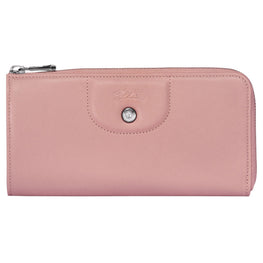 Le Pliage Cuir Zip Around Wallet - Blush