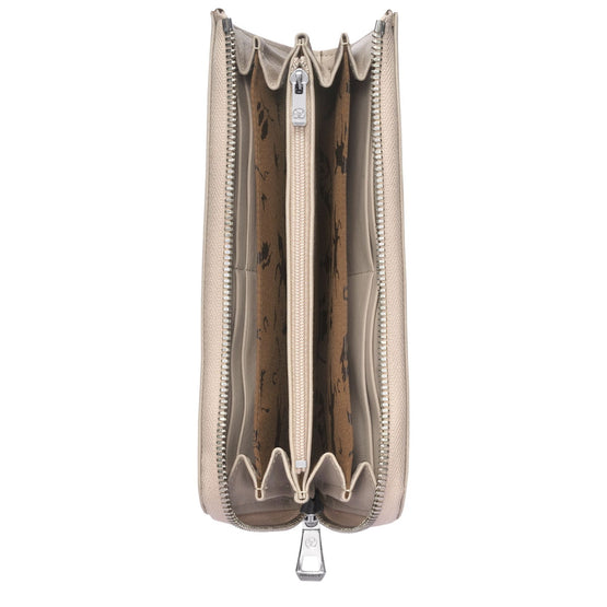 Le Pliage Cuir Zip Around Wallet - Clay