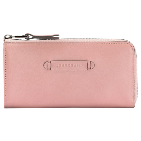 Longchamp 3D Zip Around Wallet - Pink
