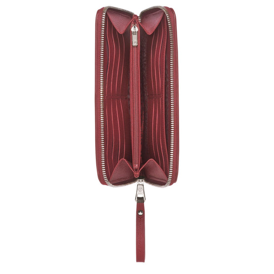 HLQ Game On Zip Around Wallet - Carmine