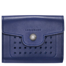 Mademoiselle Longchamp Compact Wallet - Navy