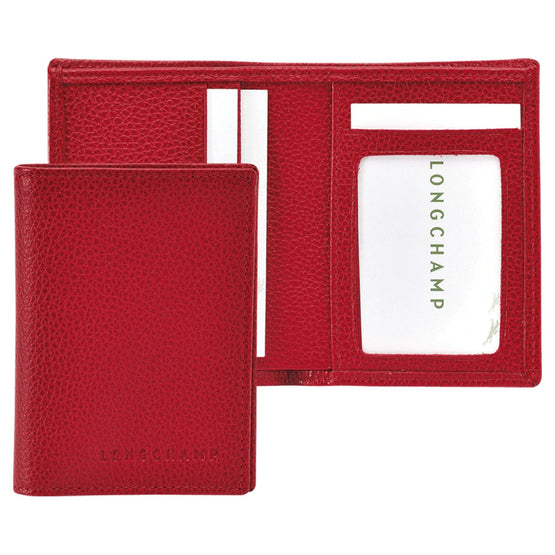 Le Foulonné Card Holder - Vermilion