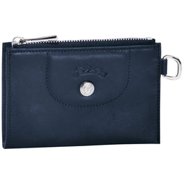Le Pliage Cuir Key Case - Navy