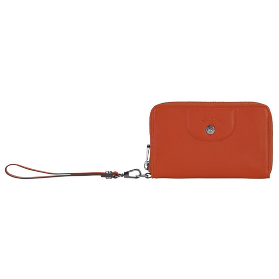 Le Pliage Cuir Compact Wallet - Rust