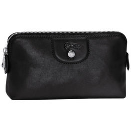Le Pliage Cuir Pouch - Black