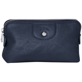 Le Pliage Cuir Pouch - Navy