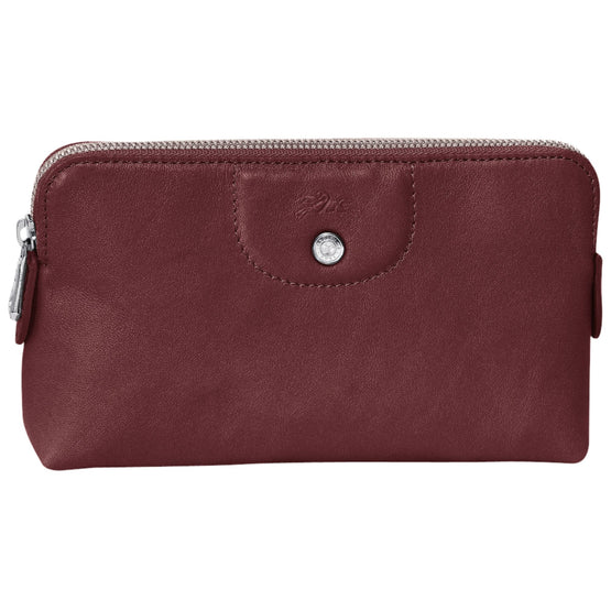 Le Pliage Cuir Pouch - Red Lacquer