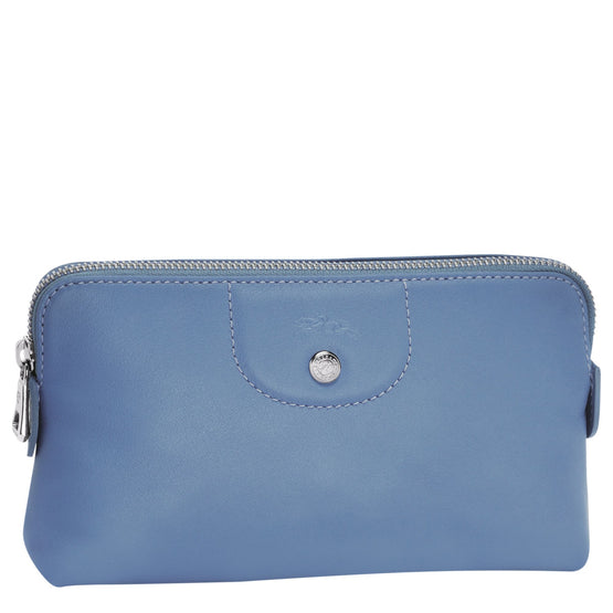 Le Pliage Cuir Pouch - Blue Mist