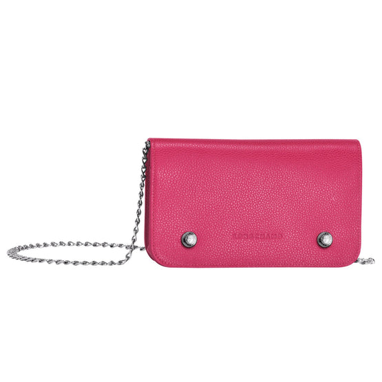 Le Foulonné Wallet On Chain - Pink