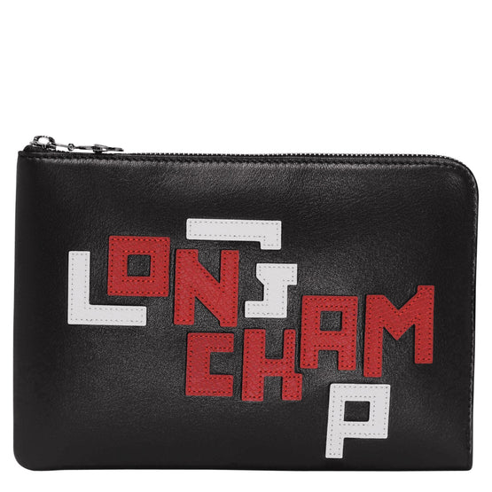 Le Pliage Cuir LGP Pouch - Black