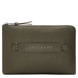 Longchamp 3D Pouch - Khaki