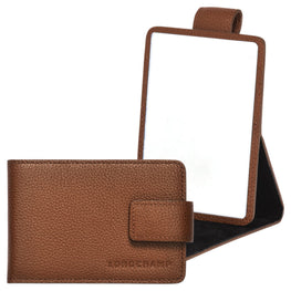 Le Foulonné Pocket Mirror - Cognac